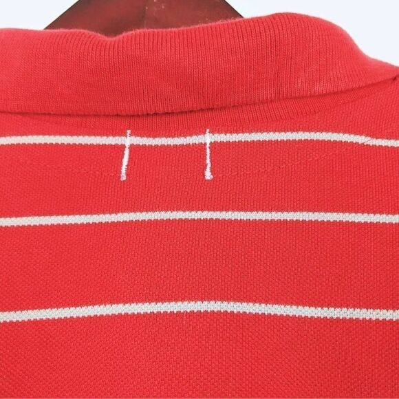 NIKE RED WITH GRAY STRIPED POLO
SIZE medium - Picture 2 of 4